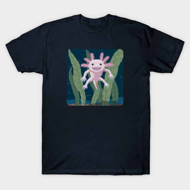 Axolotl T-Shirt by PIXELFLY